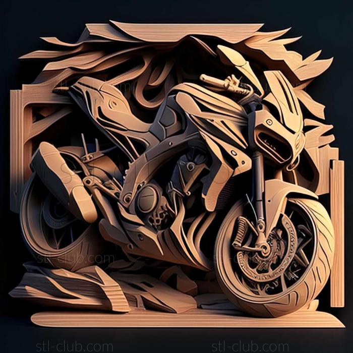 3D мадэль BMW F 800 R (STL)